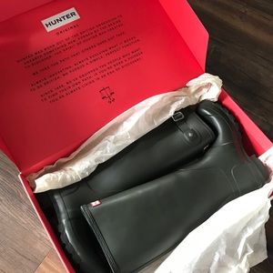 Dark Olive Green Women’s Original Tall Hunter Boot